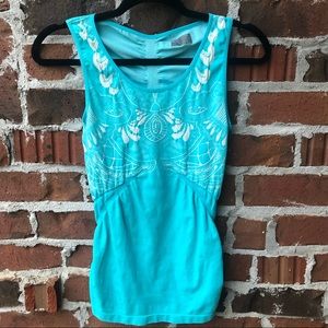 Soft and stretchy tank with beautiful design